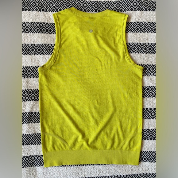Lululemon Swiftly Breathe Muscle Tank Top, Yellow Serpentine - 0 or 2 - Picture 9 of 9